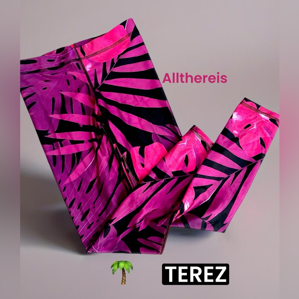TEREZ leggings with a striking print 🌴 S - Picture 4 of 12